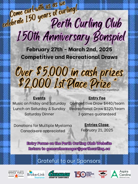 Perth CC 150th Anniversary Bonspiel