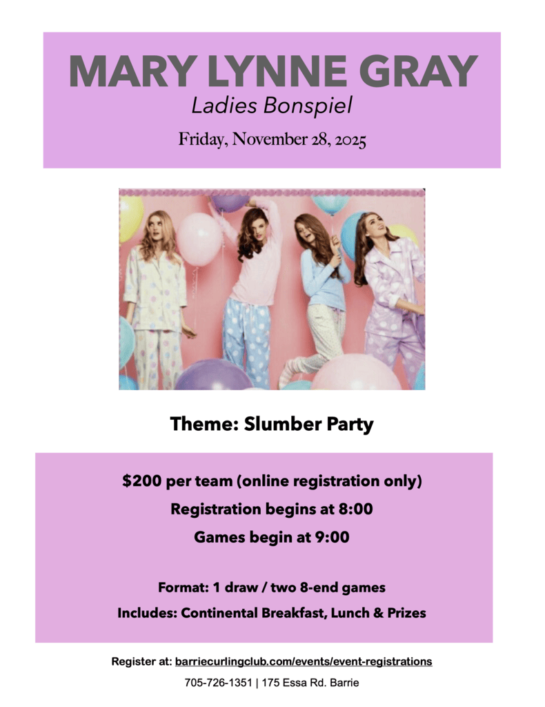 Mary Lynne Gray Memorial Bonspiel