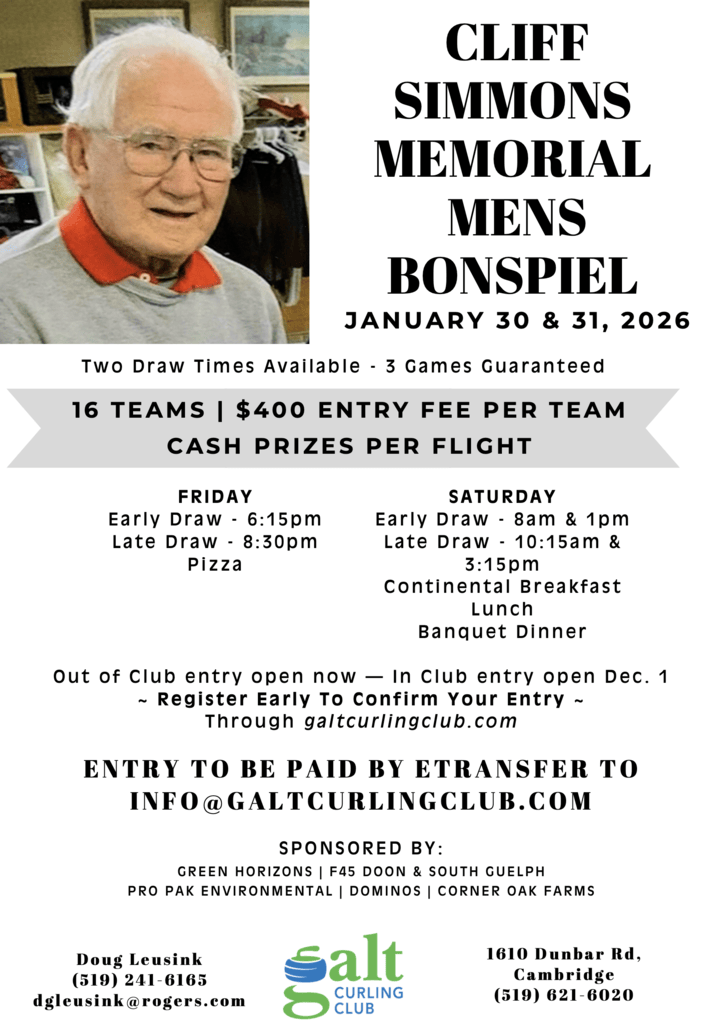 Cliff Simmons Memorial Mens Bonspiel