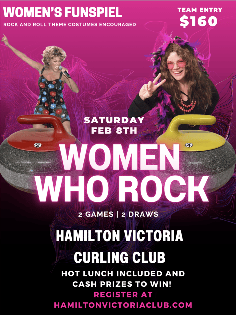 Hamilton Victoria Curling Club Women Who Rock Fun Spiel