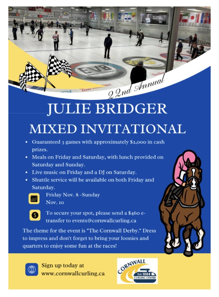 22nd Annual Julie Bridger Mixed Invitational Bonspiel