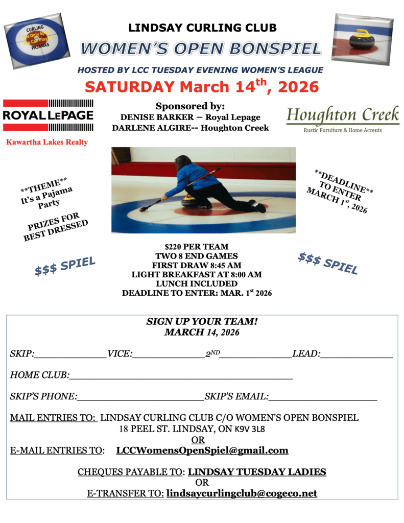 Lindsay Curling Club Women's Open Bonspiel