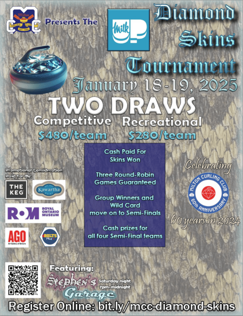 Milton Curling Club's Diamond Skins Tournament