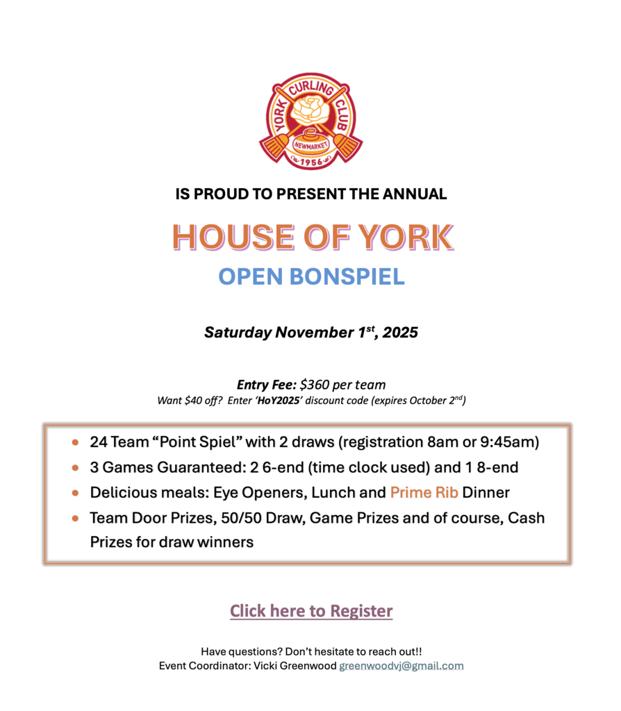 House of York Open Bonspiel
