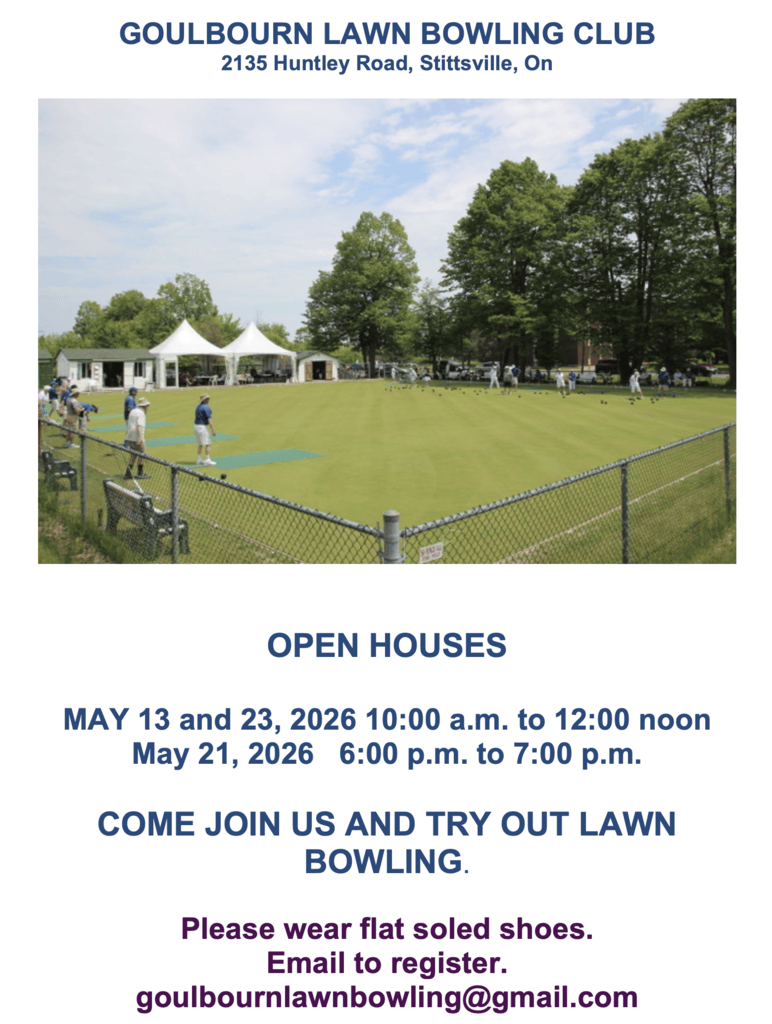 Goulborn Lawn Bowling Club Open Houses