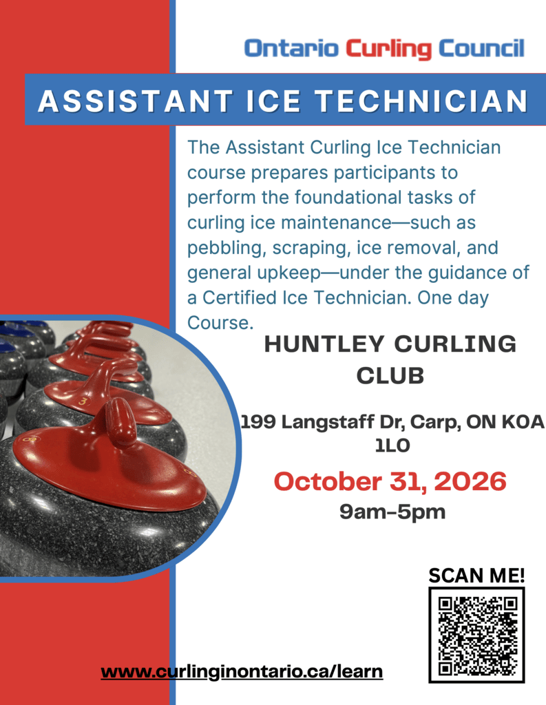Ontario Curling Council - Assistant Ice Technicatian