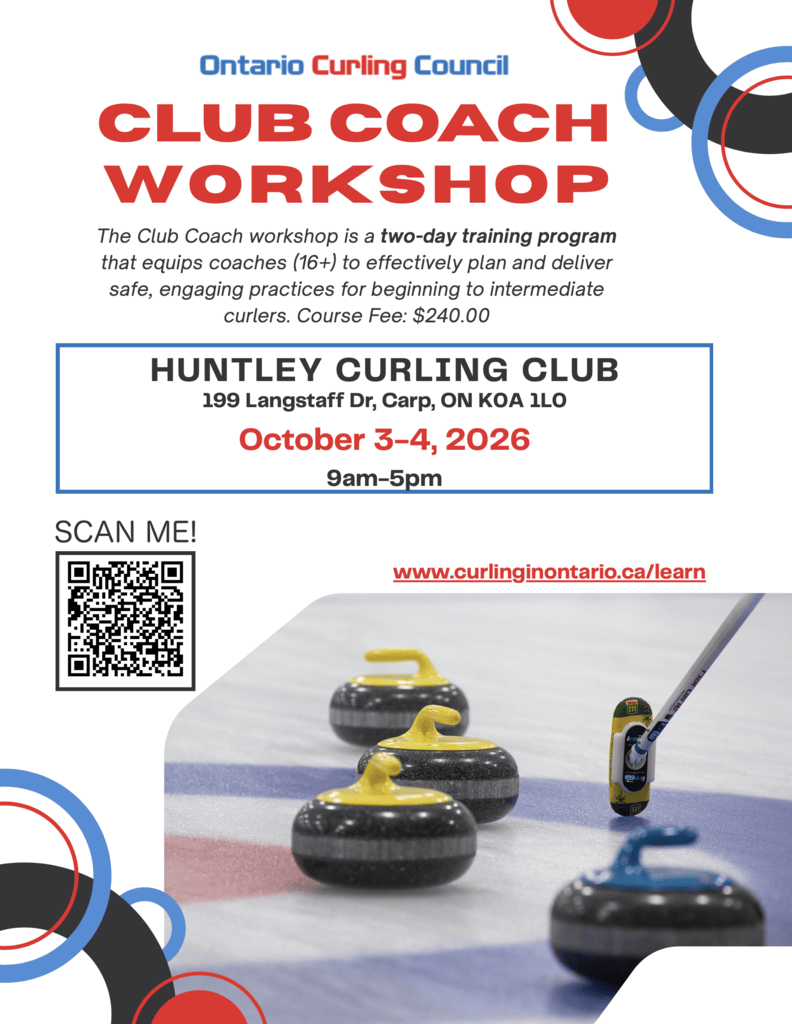 Ontario Curling Council - Club Coach Workshop - Huntley