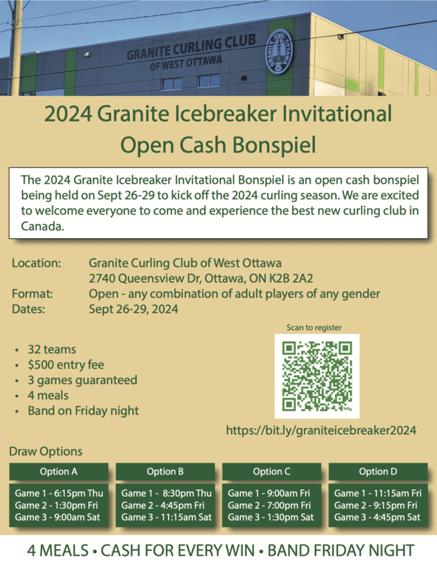 2024 Granite Icebreaker Invitational Open Cash Bonspiel